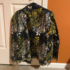 Lifestyle Womens Button Front Jacket - Size 1X